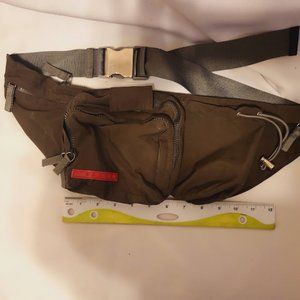 Prada black belt bag